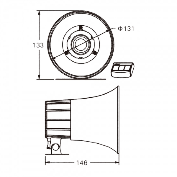 Model NO 802 Old 3 Tone & Microphone